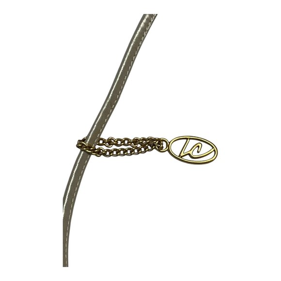 Vintage Liz Claiborne Leather Co. Mini Crossbody Bag – Champagne Leather – LC Go - Picture 3 of 9